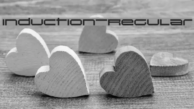 Induction-Regular Font examples