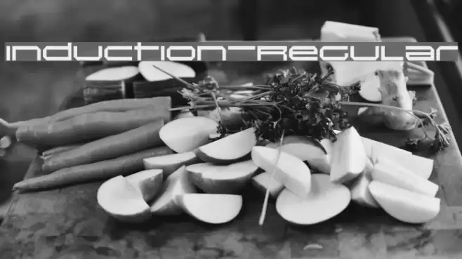 Induction-Regular Font examples