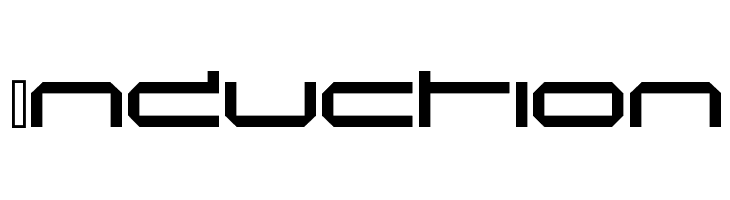 Induction  Скачать бесплатные шрифты