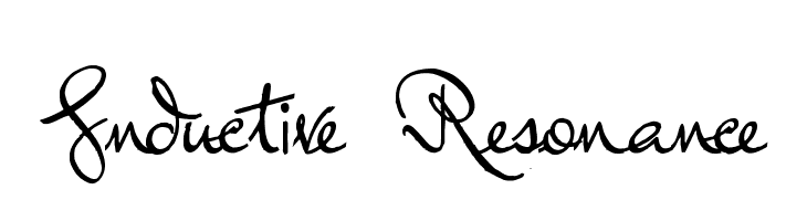 Inductive Resonance Font