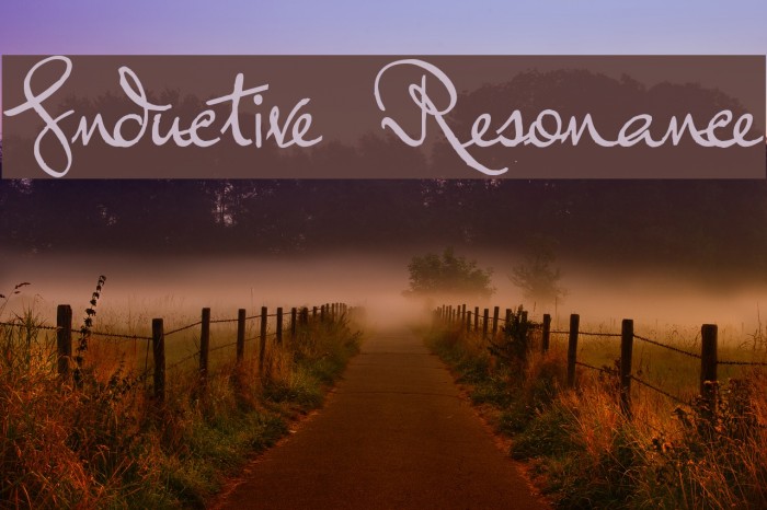Inductive Resonance Font examples