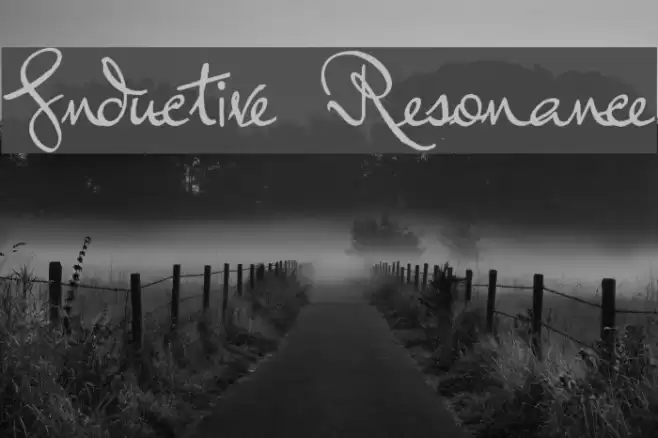 Inductive Resonance Font examples