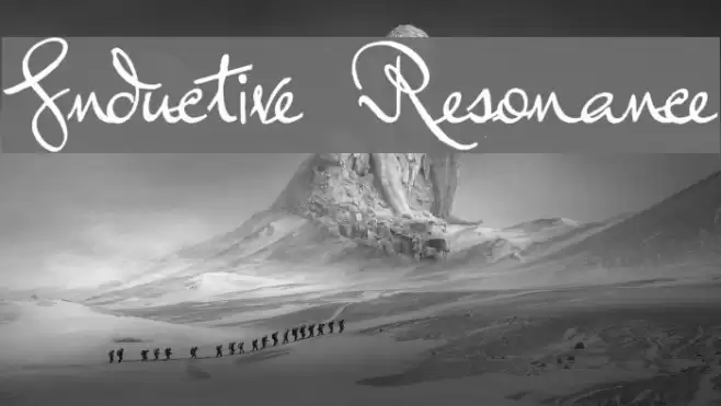 Inductive Resonance Font examples