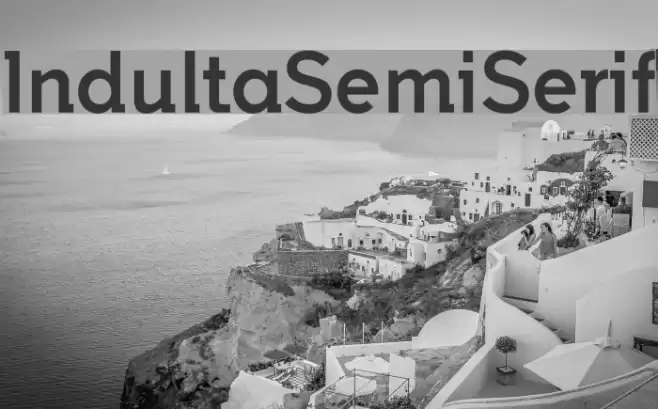 IndultaSemiSerif Font examples