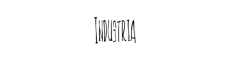 Industria  Frei Schriftart Herunterladen