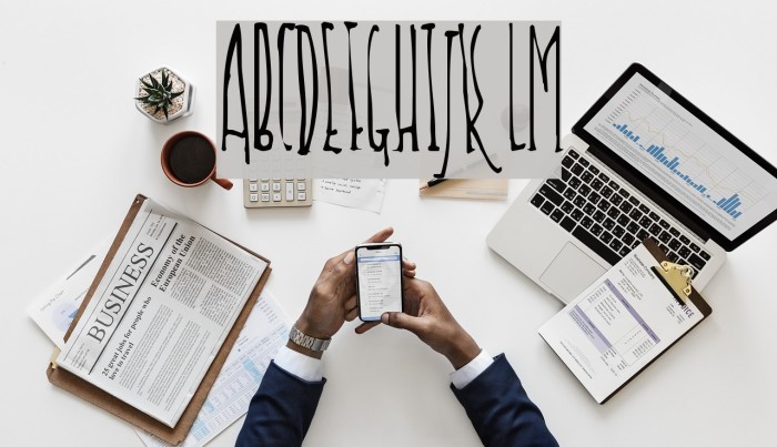Industria Font examples