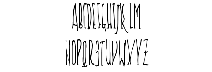Industria Font LOWERCASE