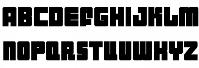 Industrial Decapitalist Bold Шрифта ВЕРХНИЙ