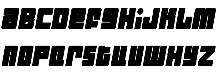 Industrial Decapitalist BoldItalic Font LOWERCASE