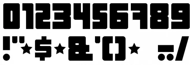 Industrial Decapitalist Font OTHER CHARS