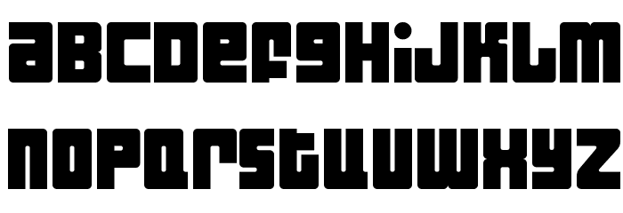 Industrial Decapitalist Font LOWERCASE