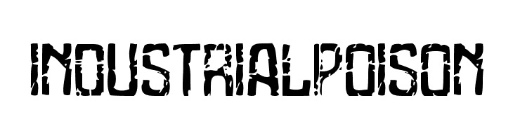Industrial Poison  Frei Schriftart Herunterladen