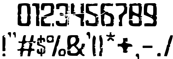 Industrial Poison Font OTHER CHARS