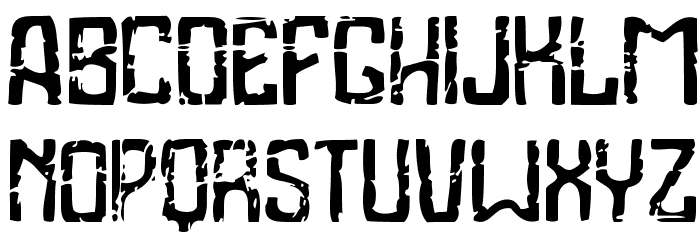 Industrial Poison Font LOWERCASE
