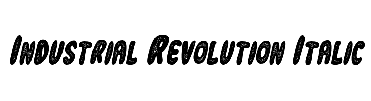 Industrial Revolution Italic  Скачать бесплатные шрифты