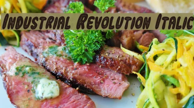 Industrial Revolution Italic Example 3