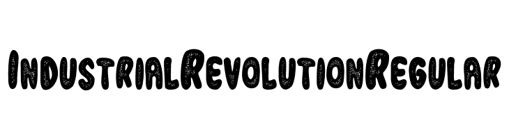 Industrial Revolution Regular Fonte