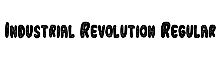 Industrial Revolution Regular  Fuentes Gratis Descargar