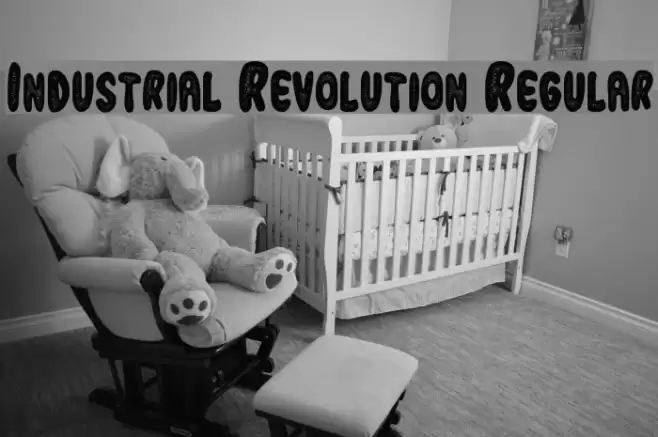 Industrial Revolution Regular Font examples