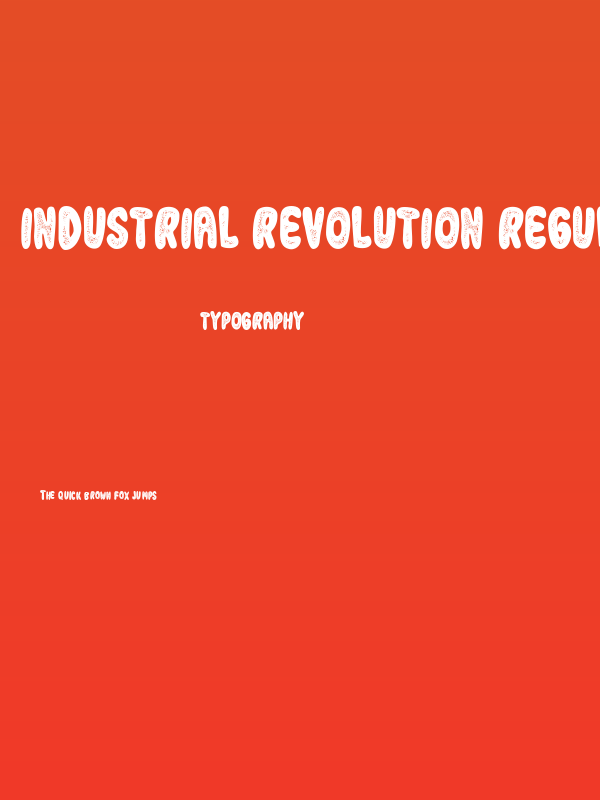 Industrial Revolution Regular Poster