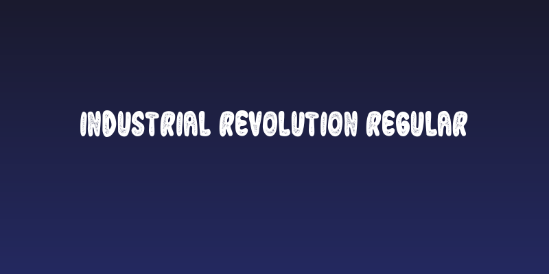 Industrial Revolution Regular Social Header