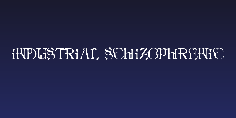 Industrial Schizophrenic Social Header