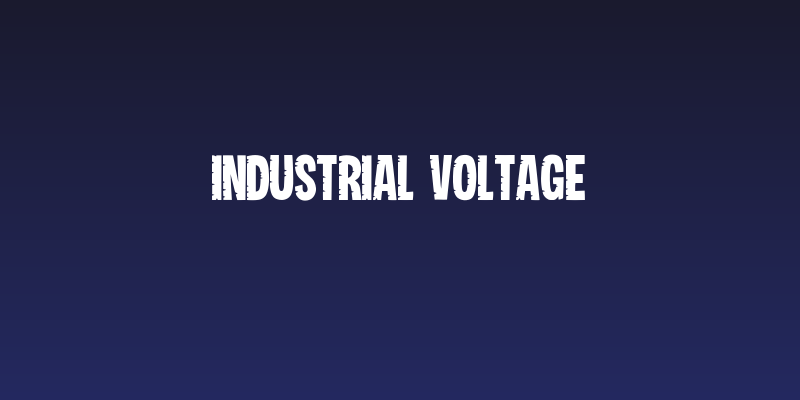 Industrial Voltage Social Header