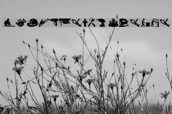 Industrial Worker Font examples