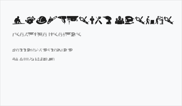 Industrial Worker Business Card