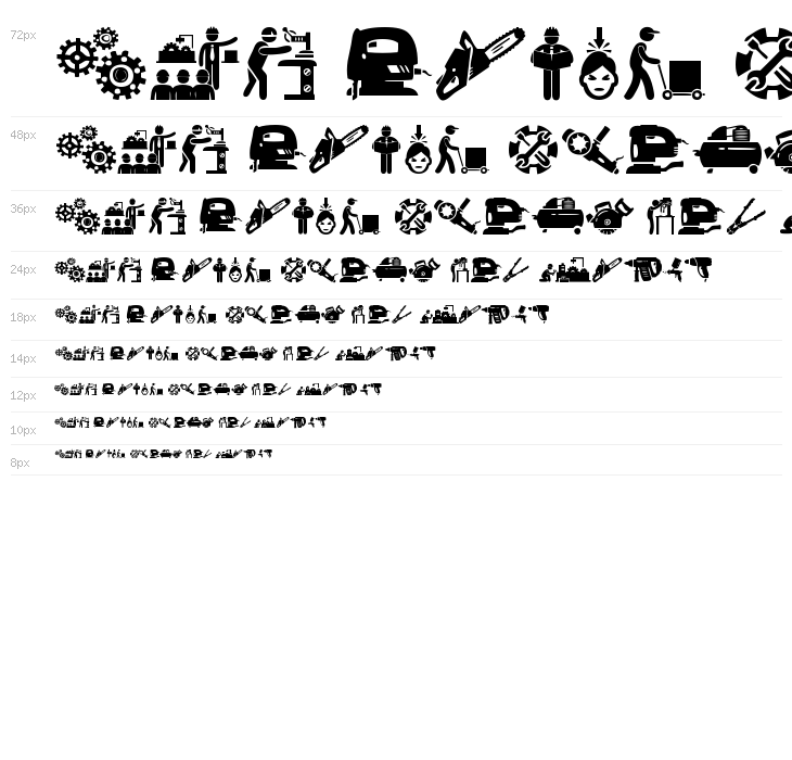 Industrial Worker Waterfall