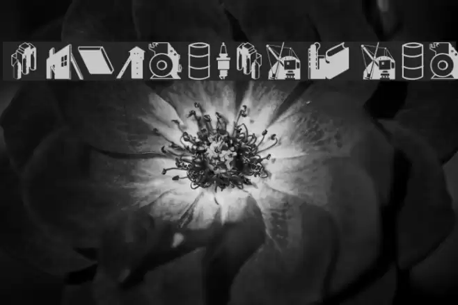 IndustrialBats Font examples