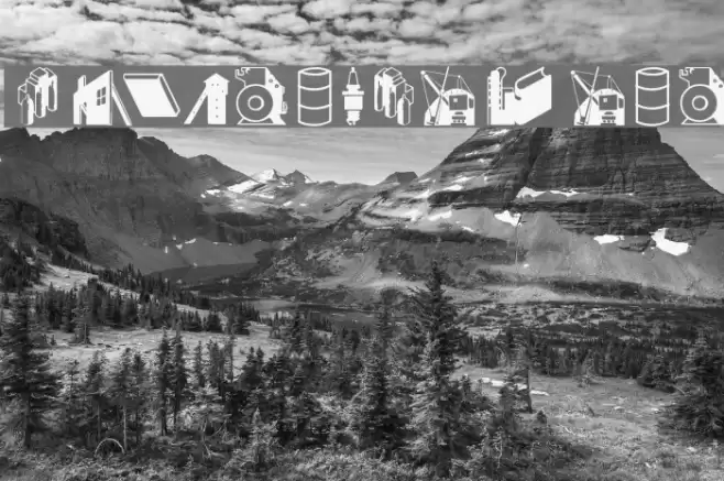 IndustrialBats Font examples