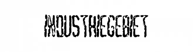 Industriegebiet  font caratteri gratis