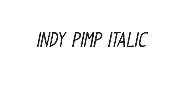 Indy Pimp Italic Logo