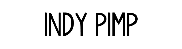Indy Pimp  Frei Schriftart Herunterladen