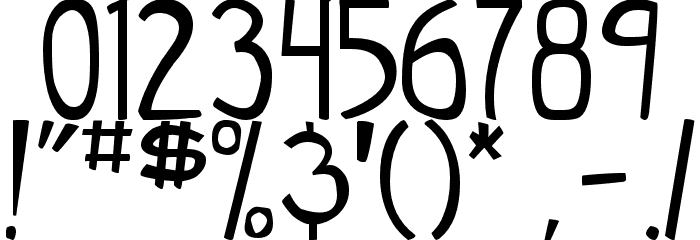 Indy Pimp Font OTHER CHARS