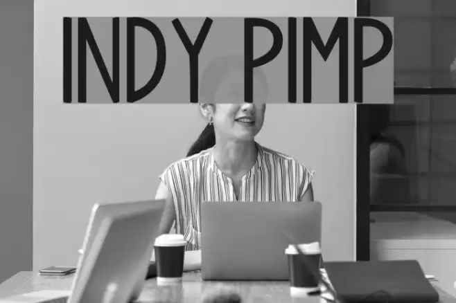 Indy Pimp Font examples