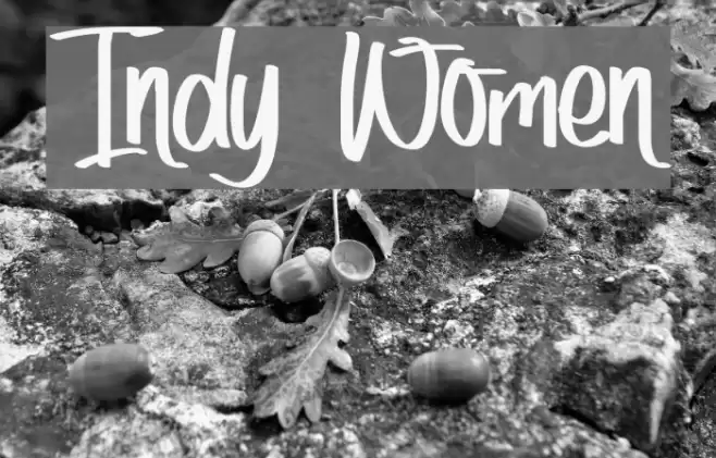 Indy Women Font examples