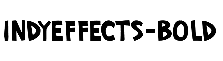 IndyEffects-Bold  Free Fonts Download