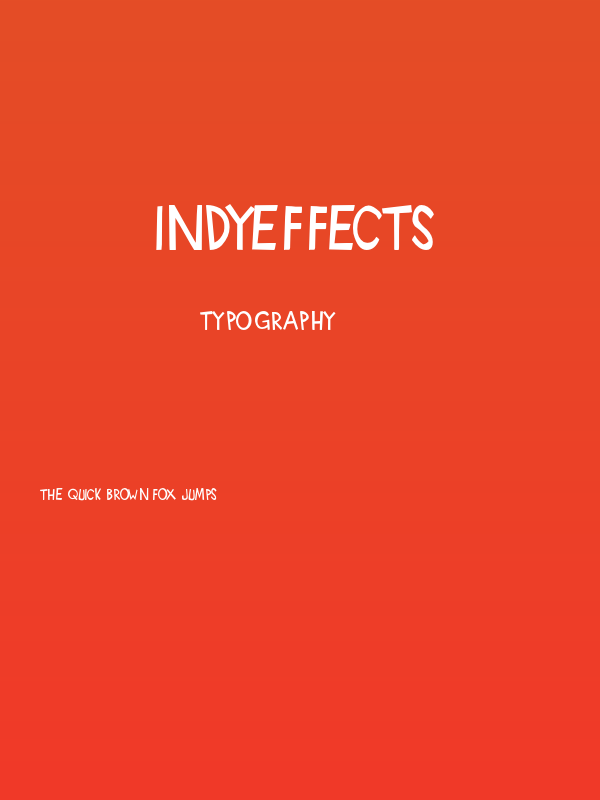 IndyEffects Poster