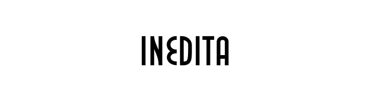 Inedita  フリーフォントのダウンロード