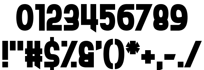 Ineptic Font OTHER CHARS