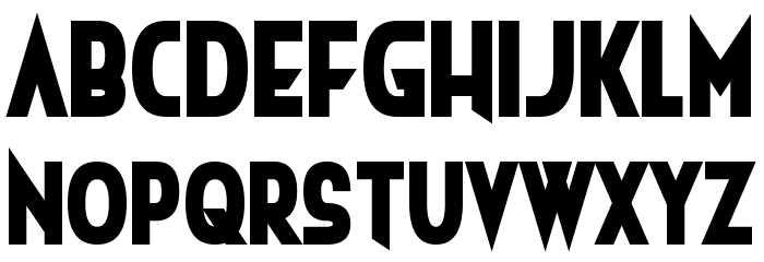 Ineptic Font LOWERCASE