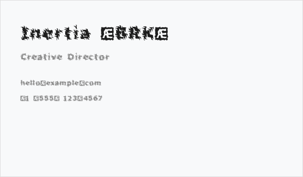 Inertia [BRK] Business Card