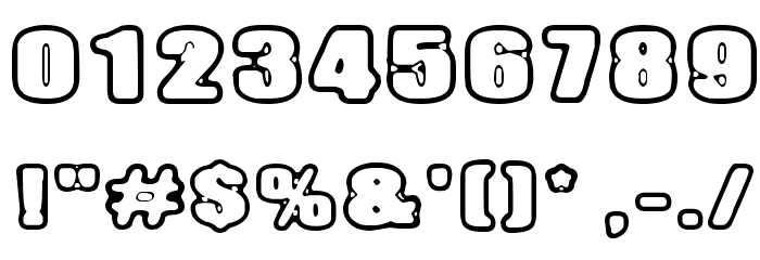 Inertia Creeps Font OTHER CHARS