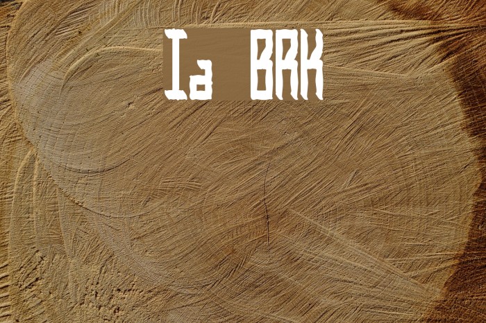 Inevitable BRK Font examples