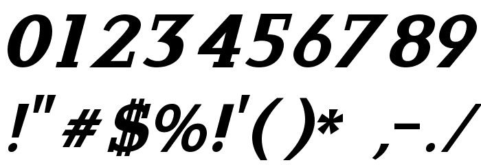 InfantylItalic Font OTHER CHARS