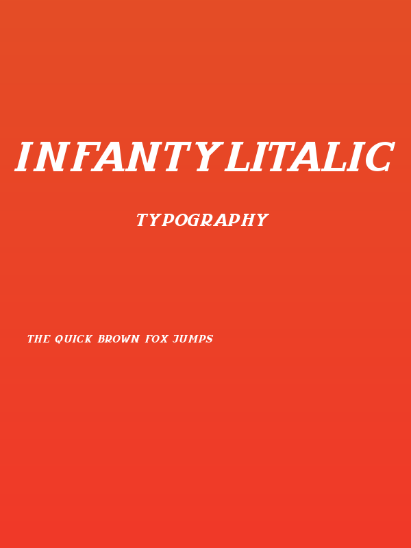 InfantylItalic Poster