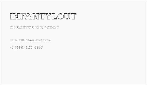 InfantylOut Business Card