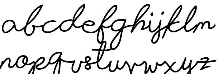 Infatuation Font UPPERCASE